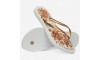 Sandálias Havaianas Slim Organic 2025/26, Branco/Dourado