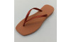 Chinelo Slim Square, Sr.Chinelo, 100% Borracha, Terracota