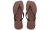 Chinelo Slim Square, Sr.Chinelo, 100% Borracha, Marrom Cacau