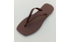 Chinelo Slim Square, Sr.Chinelo, 100% Borracha, Marrom Cacau