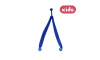 Correia Larga para Chinelo Infantil, Azul Bic