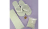 Kit Chinelufa Tiras Encapadas, Branco