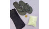 Kit Chinelufa Tiras Encapadas, Preto