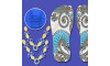 Lonita Mandala com Cabedal Pietra Azul