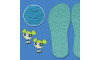 Aplique de Borracha Lindinha e Lonita Azul Tiffany