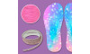 Lonita Tie Dye e Tubo de Strass Rosa