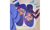 Cabedal Melissa, Passante, Roxo