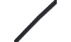 Tira de Couro Trançado, 09mm, Preto
