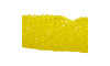 Cristal de Vidro, Rondel, 04mm, Amarelo Transparente