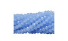 Cristal de Vidro, Rondel, 06mm, Azul Candy