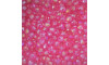 Cristal de Vidro, Rondel, 06mm, Rosa Choque Transparente Furtacor