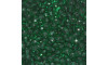 Cristal de Vidro, Rondel, 06mm, Verde Folha Transparente