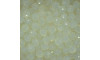 Cristal de Vidro, Rondel, 08mm, Branco Transparente