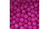 Cristal de Vidro, Rondel, 08mm, Rosa Choque