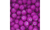 Cristal de Vidro, Rondel, 10mm, Rosa Pink