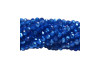 Cristal de Vidro, 04mm, Mesclado Metalizado/Transparente Azul Royal