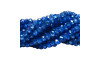 Cristal de Vidro, 06mm, Mesclado Metalizado/Transparente Azul Royal