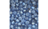 Cristal de Vidro, 08mm, Mesclado Metalizado/Transparente Azul Acinzentado