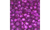 Cristal de Vidro, 08mm, Mesclado Metalizado/Transparente Pink