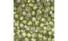Cristal de Vidro, 08mm, Mesclado Metalizado/Transparente Verde Pistache