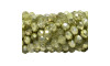 Cristal de Vidro, 08mm, Mesclado Metalizado/Transparente Verde Pistache