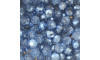 Cristal de Vidro, 10mm, Mesclado Metalizado/Transparente Azul Acinzentado