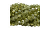 Cristal de Vidro, 10mm, Mesclado Metalizado/Transparente Verde Pistache