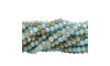 Cristal de Vidro, 04mm, Mesclado Perolado Azul Claro