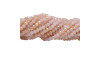 Cristal de Vidro, 04mm, Mesclado Perolado Rosa Claro