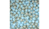 Cristal de Vidro, 06mm, Mesclado Perolado Azul Claro