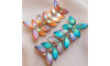 Cabedal Mariah, Banhado, Rebite, Tiffany Furtacor/Roxo Furtacor