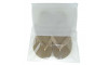 Saquinho de TNT com Fecho Zip, 24cm x 30cm, Branco