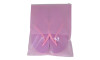 Saquinho de TNT com Fecho Zip, 24cm x 30cm, Rosa