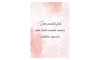 Panfleto de Cuidados Especiais, 7,5cm x 10,5cm, Branco/Rosa/Dourado
