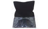 Saquinho de TNT com Fecho Zip, 24cm x 30cm, Preto