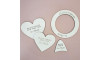 Molde MDF, Apliques para Pantufa