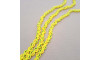 Fio de Fimo Emborrachado, Smiles Coração, Amarelo