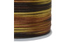 Fio de Seda, 1mm, Marrom/Dourado