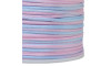 Fio de Seda, 1mm, Rosa Bebê/Azul Bebê