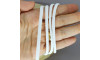 Cordão de Poliéster, 4mm, Branco