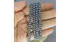 Cordão de Poliéster, Zigzag, 4mm, Preto