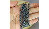 Cordão de Poliéster, Teia de Aranha, 4mm, Preto