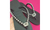 Tubo de Strass, 06mm, Cristal