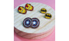Piercing de Rebite, Batman, Amarelo/Preto