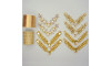 Kit Cabedais Madrid, Dourado