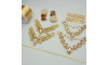 Kit Cabedais Londres, Dourado