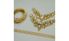 Kit Cabedal Melissa, Amarelo Dourado