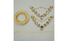 Kit Cabedal Carol, Amarelo Dourado