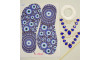 Kit Lonita Olho Grego, Azul