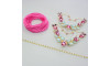 Kit Cabedal Sirena, Banhado, Rosa